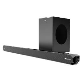 boAt Aavante Bar A2060 Dolby | 160W Dolby Soundbar, 2.1 Channel with Wired Subwoofer, Master Remote Control, Multi Connectivity