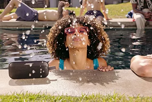 Bose SoundLink Flex Bluetooth Portable Speaker, Wireless Waterproof Speaker for Outdoor Travel - Black