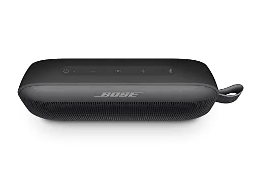 Bose SoundLink Flex Bluetooth Portable Speaker, Wireless Waterproof Speaker for Outdoor Travel - Black