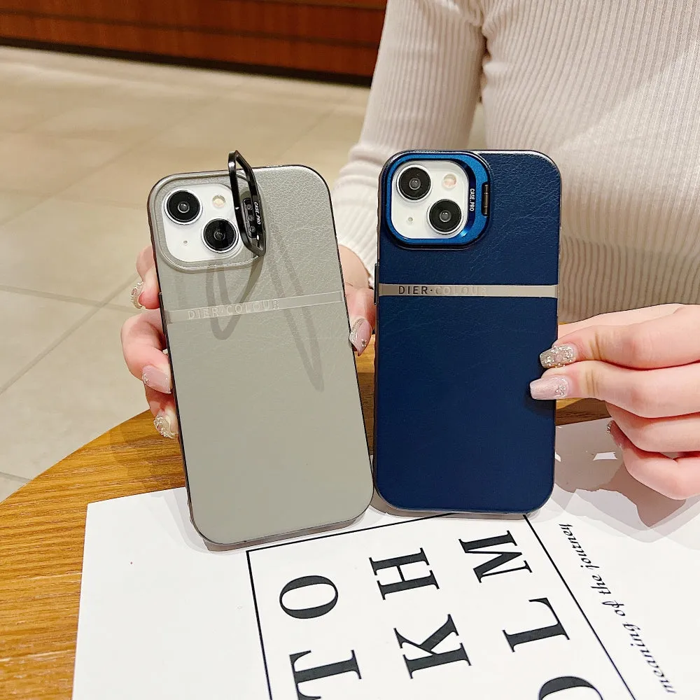 Bracket Kickstand TPU (Soft) | PC (Hard) Phone Case - iPhone 13