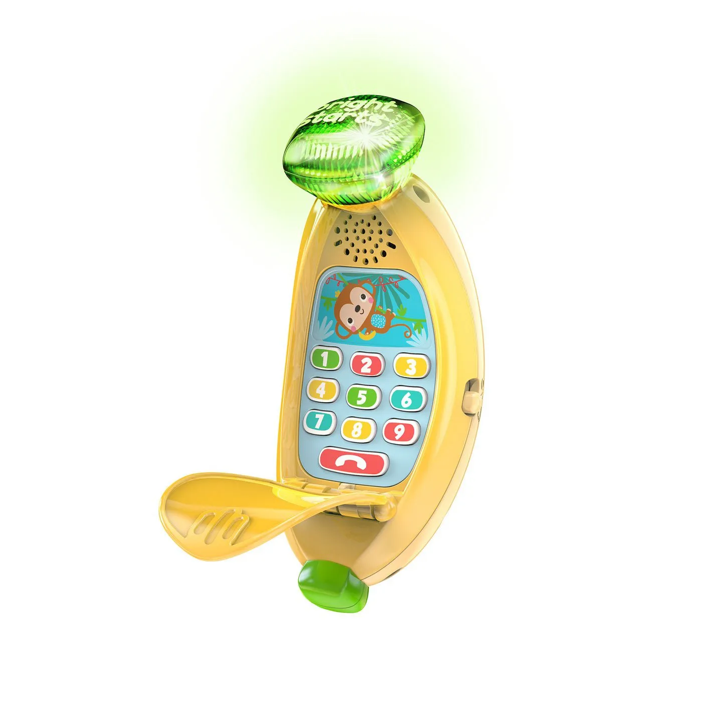 Bright Starts - Babblin’ Banana™ Ring & Sing Activity Toy
