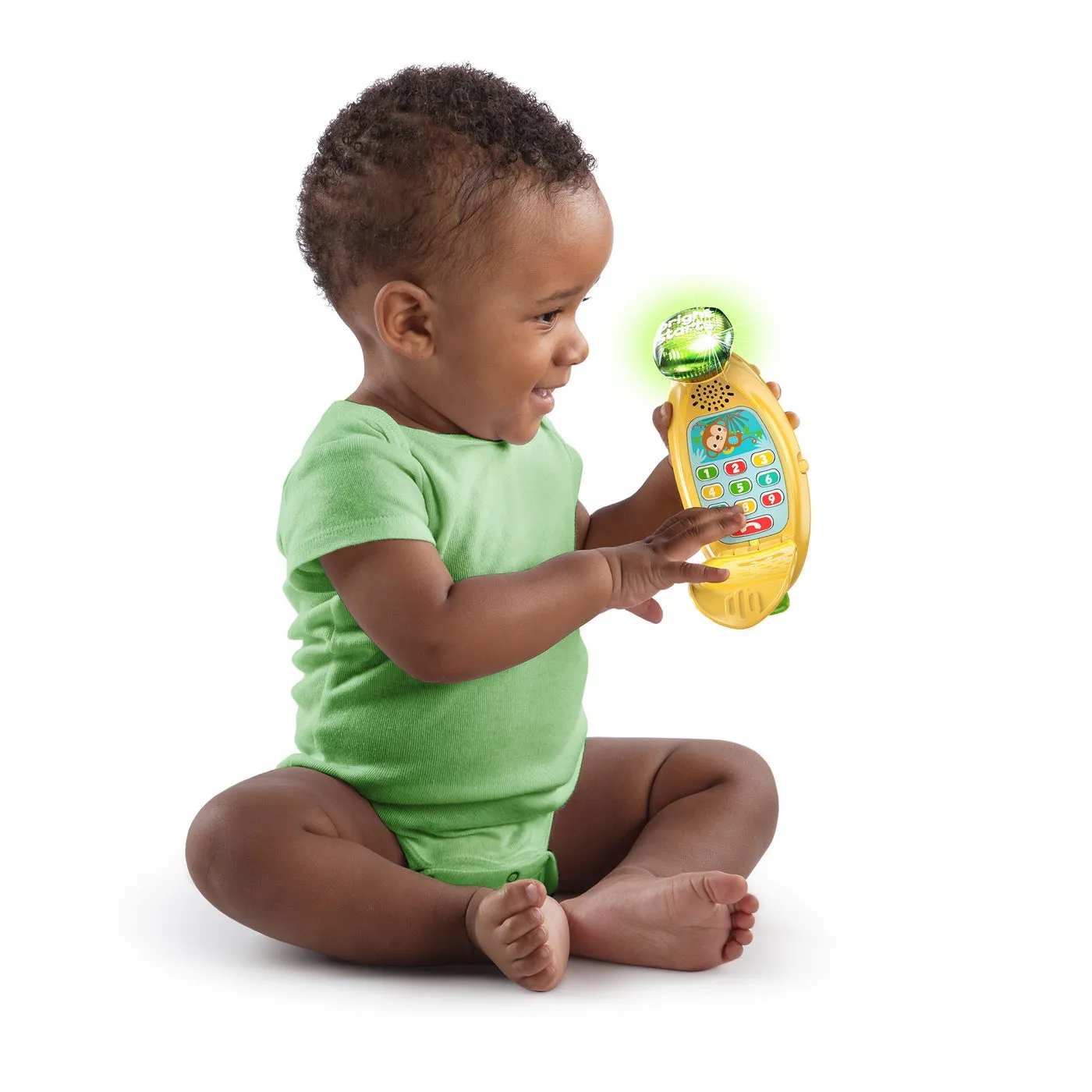 Bright Starts - Babblin’ Banana™ Ring & Sing Activity Toy