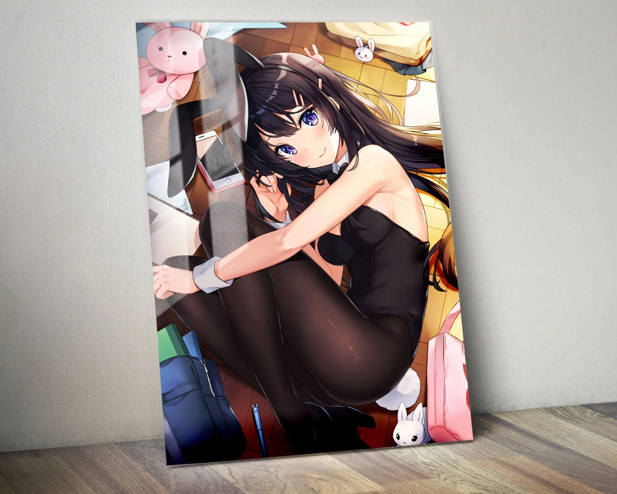 Bunny Girl Senpai Mai Sakurajima Metal Poster