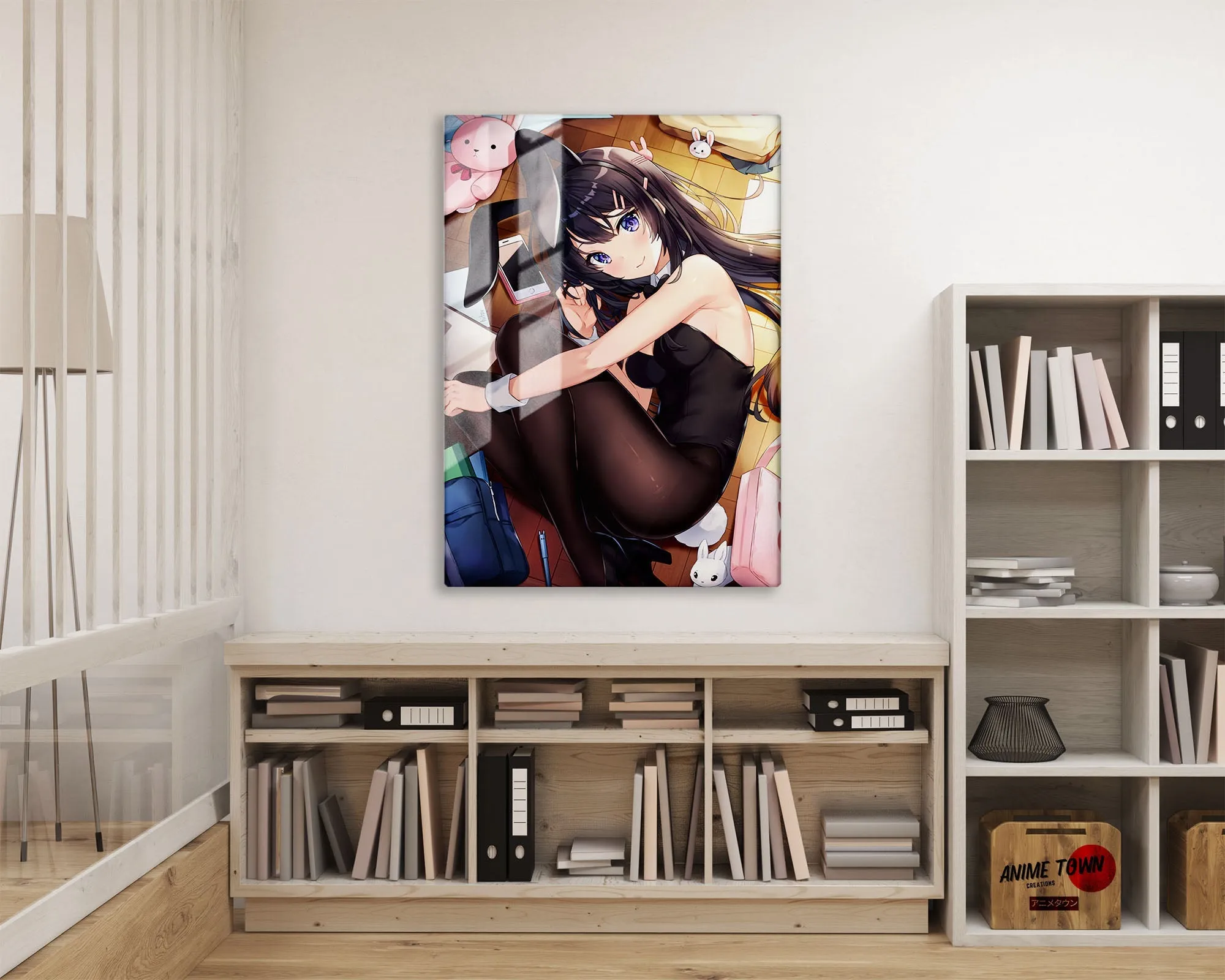 Bunny Girl Senpai Mai Sakurajima Metal Poster