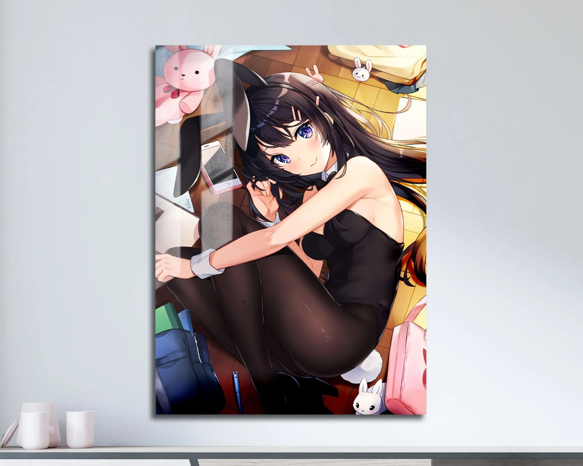 Bunny Girl Senpai Mai Sakurajima Metal Poster