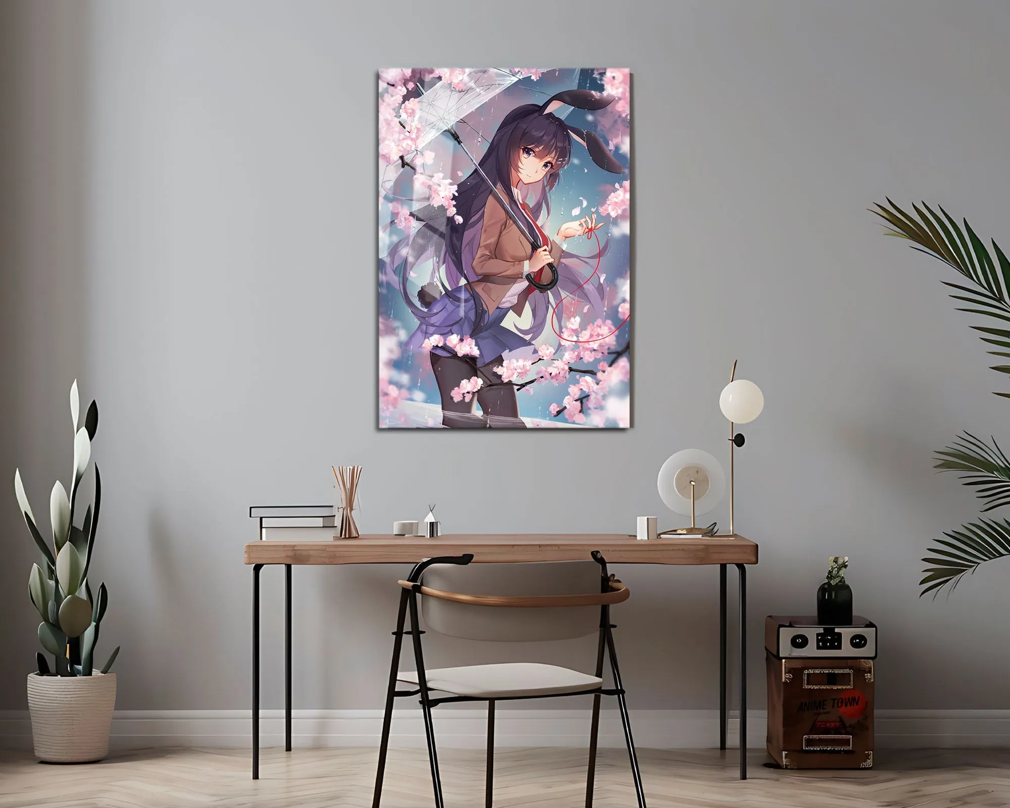 Bunny Girl Senpai Mai Sakurajima School Girl Metal Poster