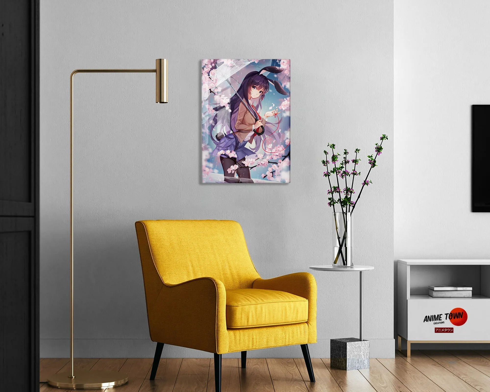 Bunny Girl Senpai Mai Sakurajima School Girl Metal Poster