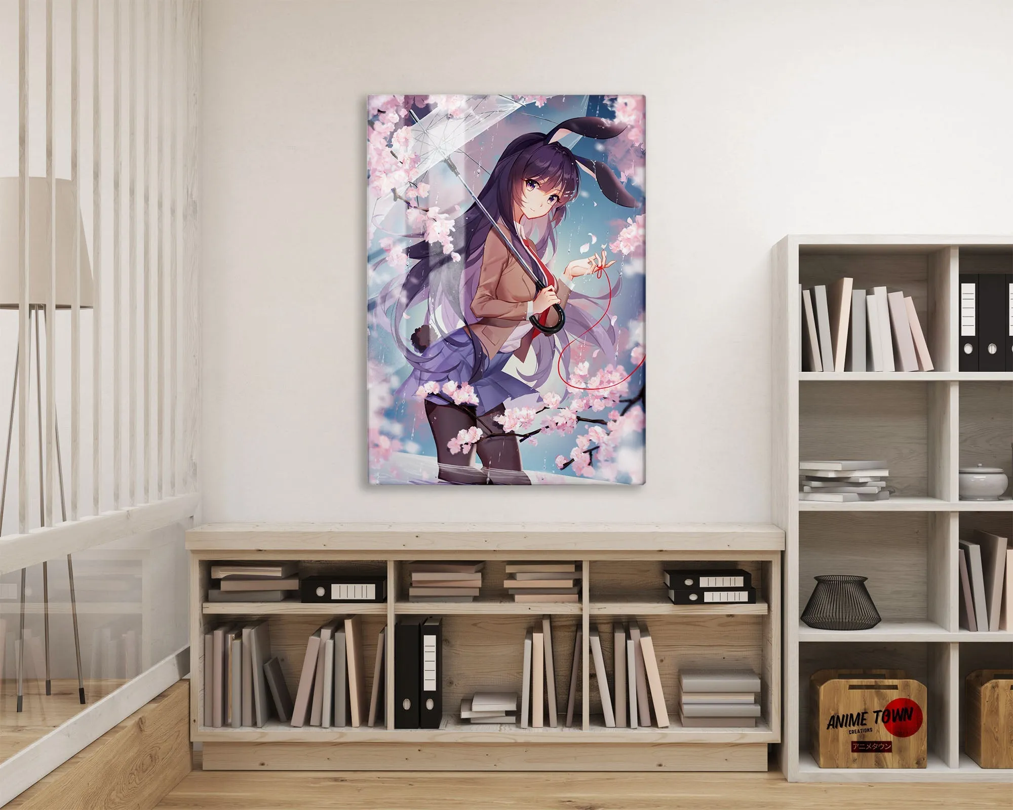 Bunny Girl Senpai Mai Sakurajima School Girl Metal Poster