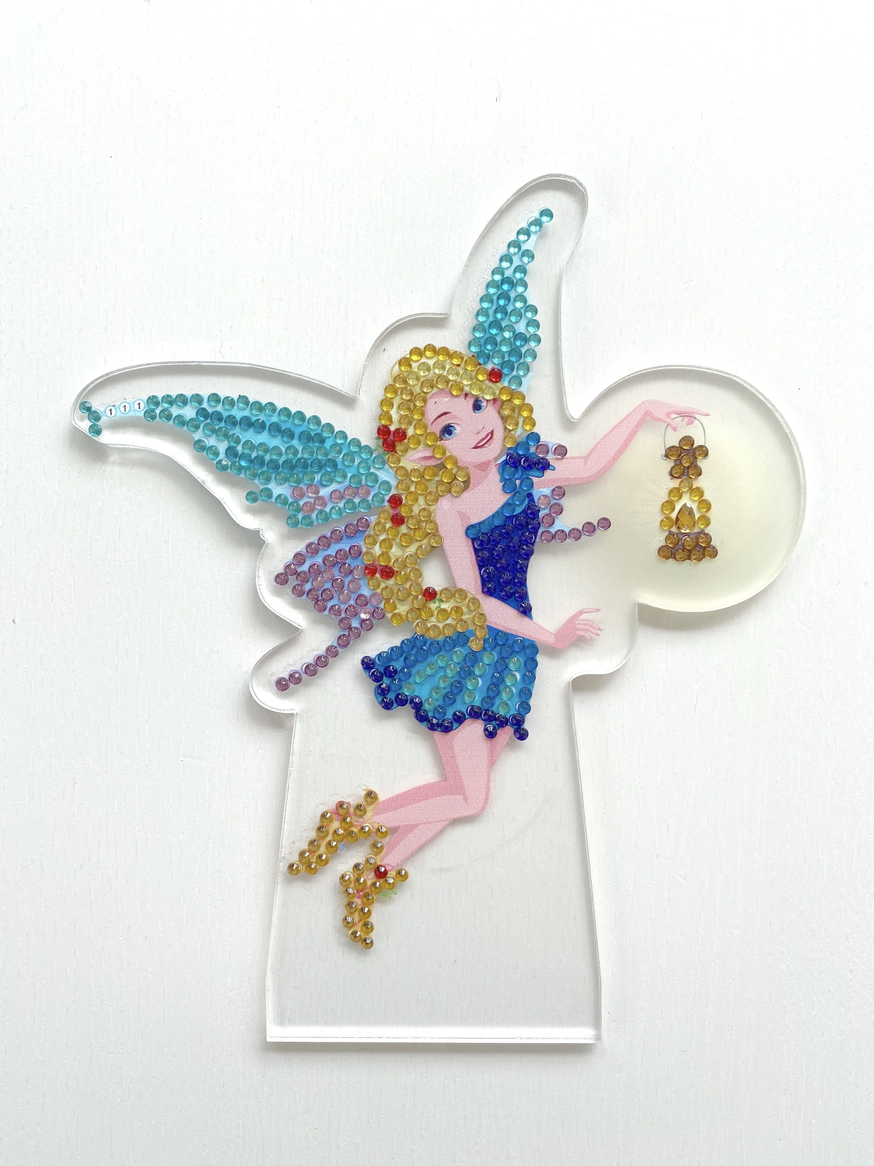 CALED-A01: "Fairy with Lantern" Crystal Art LED LAMP