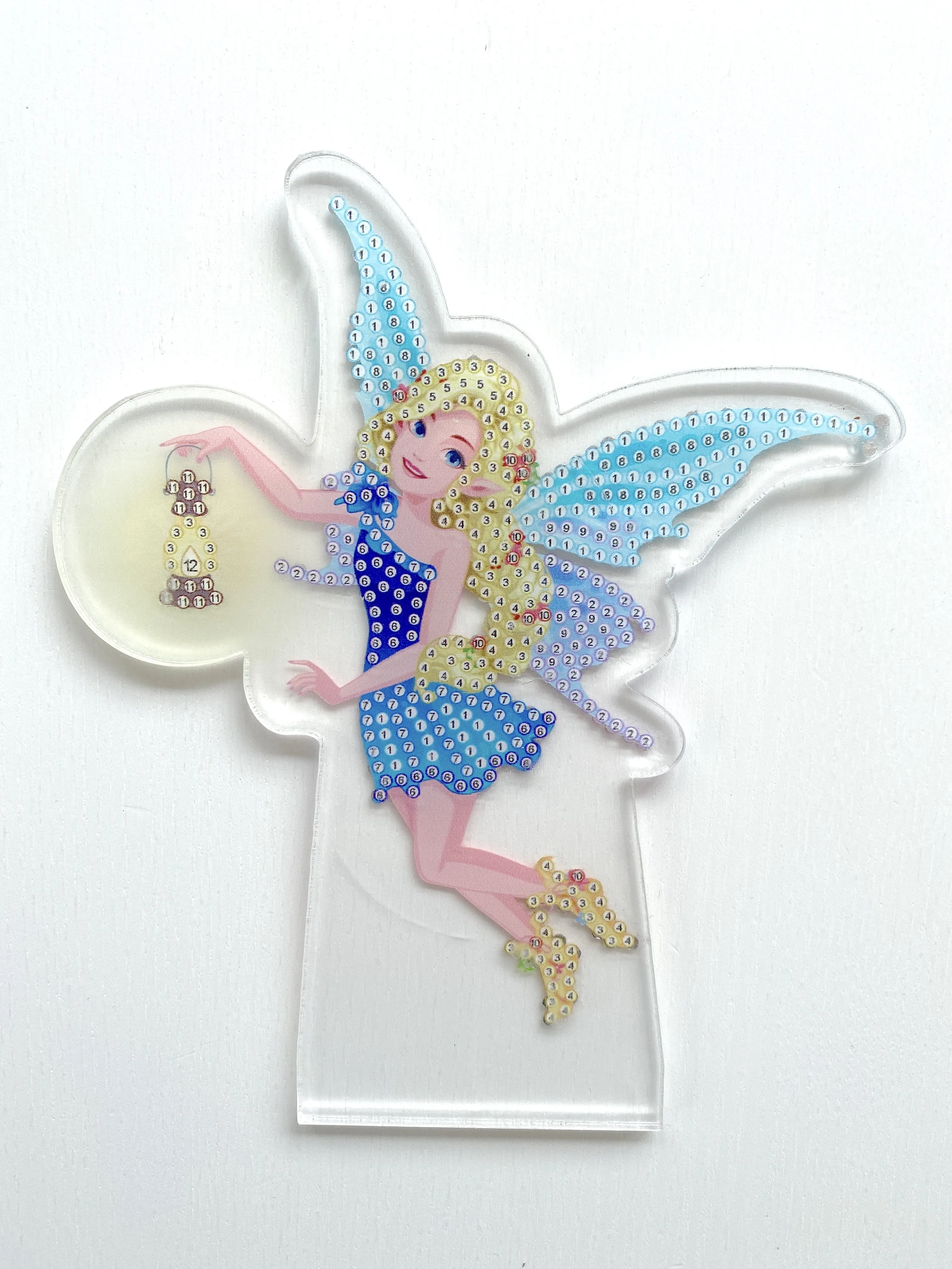 CALED-A01: "Fairy with Lantern" Crystal Art LED LAMP