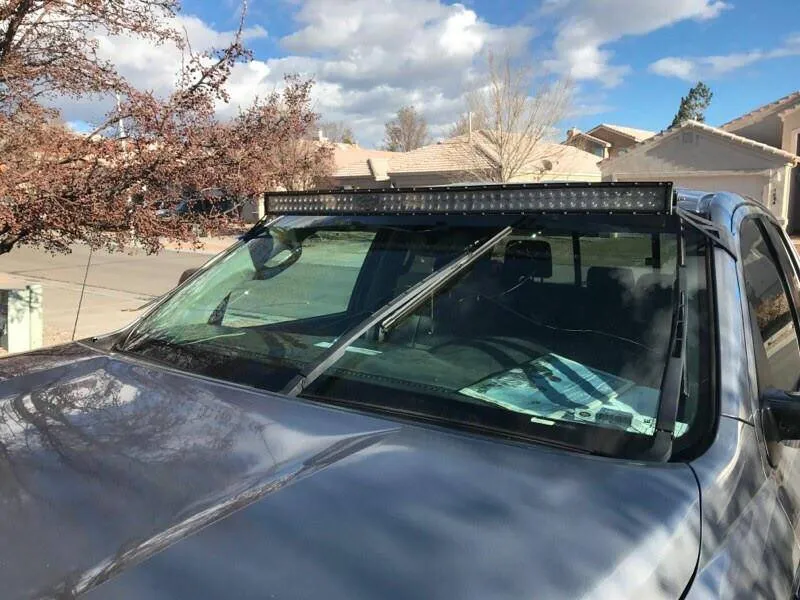 Cali Raised 52" Curved Roof LED Light Bar Combo - 2007-2021 Toyota Tundra