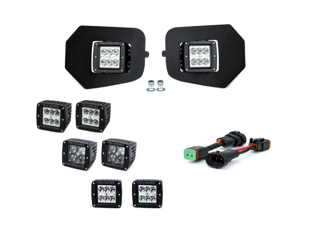 Cali Raised LED Fog Light Pod Combo - 2023-2016 Toyota Tacoma