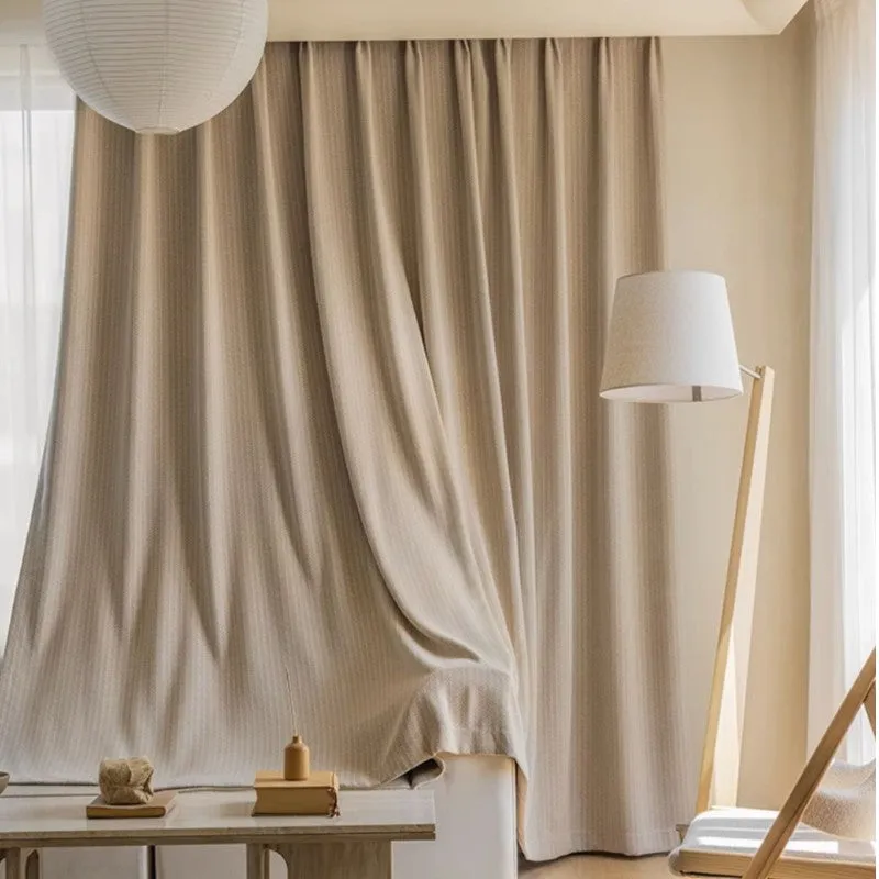 Callista Chenille Wheat Ear Print Blackout Custom Curtain