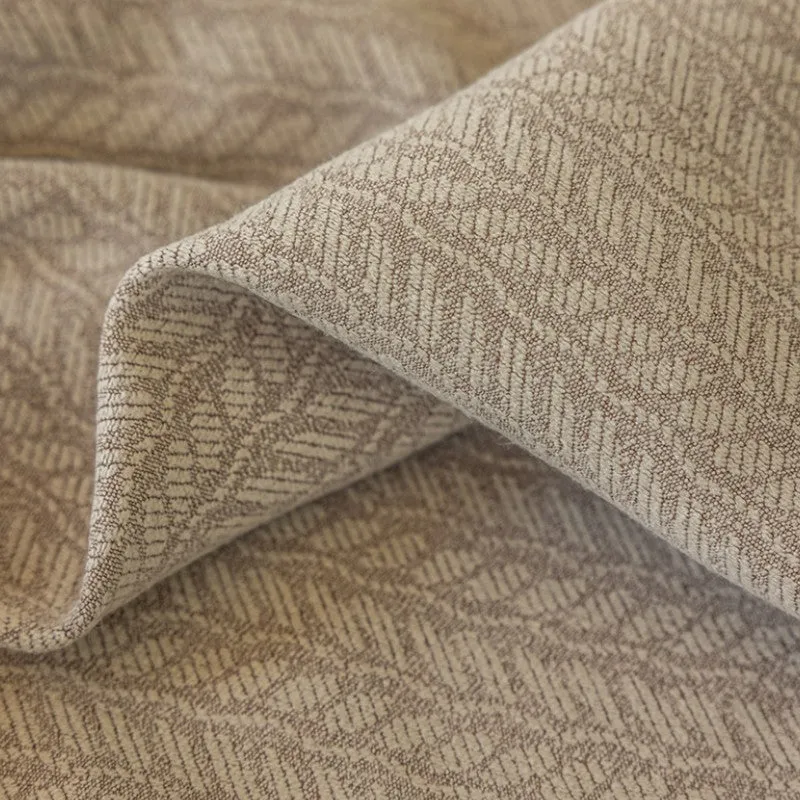 Callista Chenille Wheat Ear Print Blackout Custom Curtain