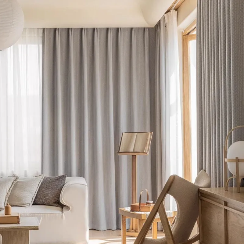 Callista Chenille Wheat Ear Print Blackout Custom Curtain