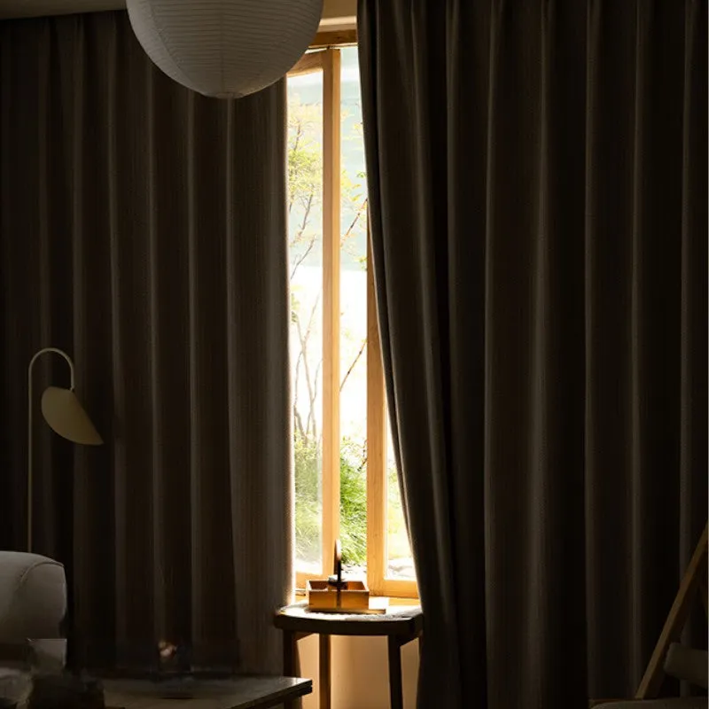 Callista Chenille Wheat Ear Print Blackout Custom Curtain