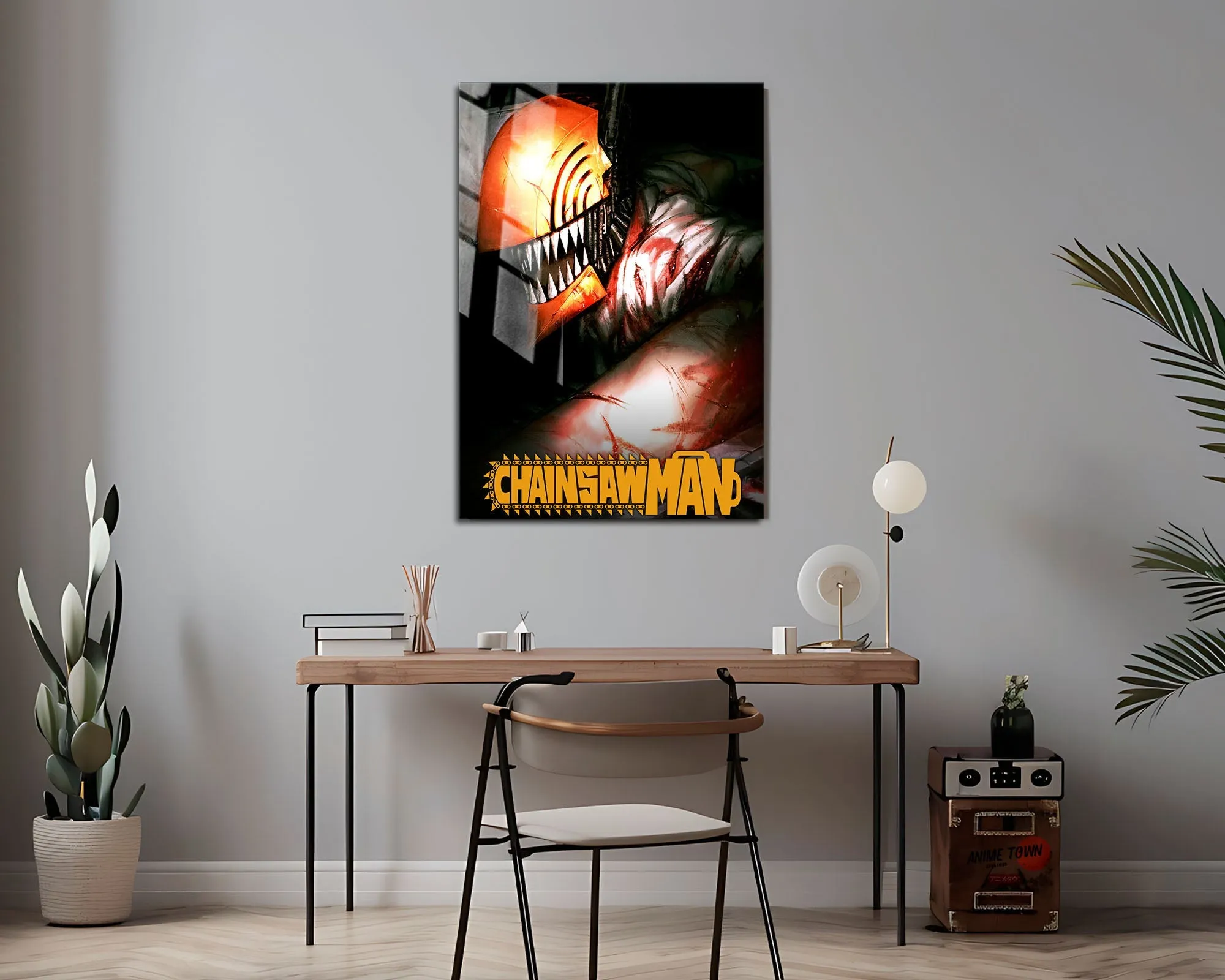 Chainsaw Man Cover Metal Poster