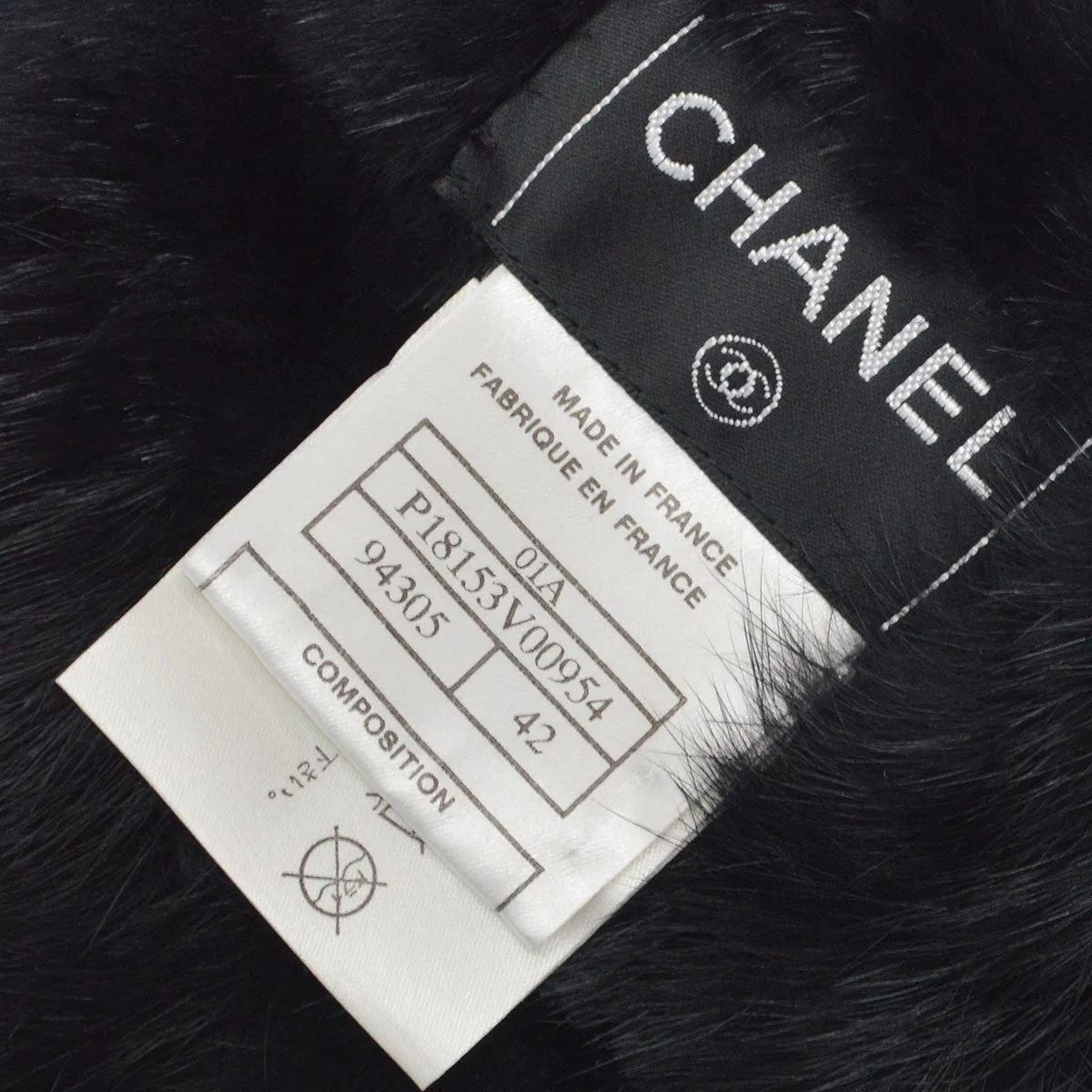 CHANEL 2001 Fur Scarf #42 47067