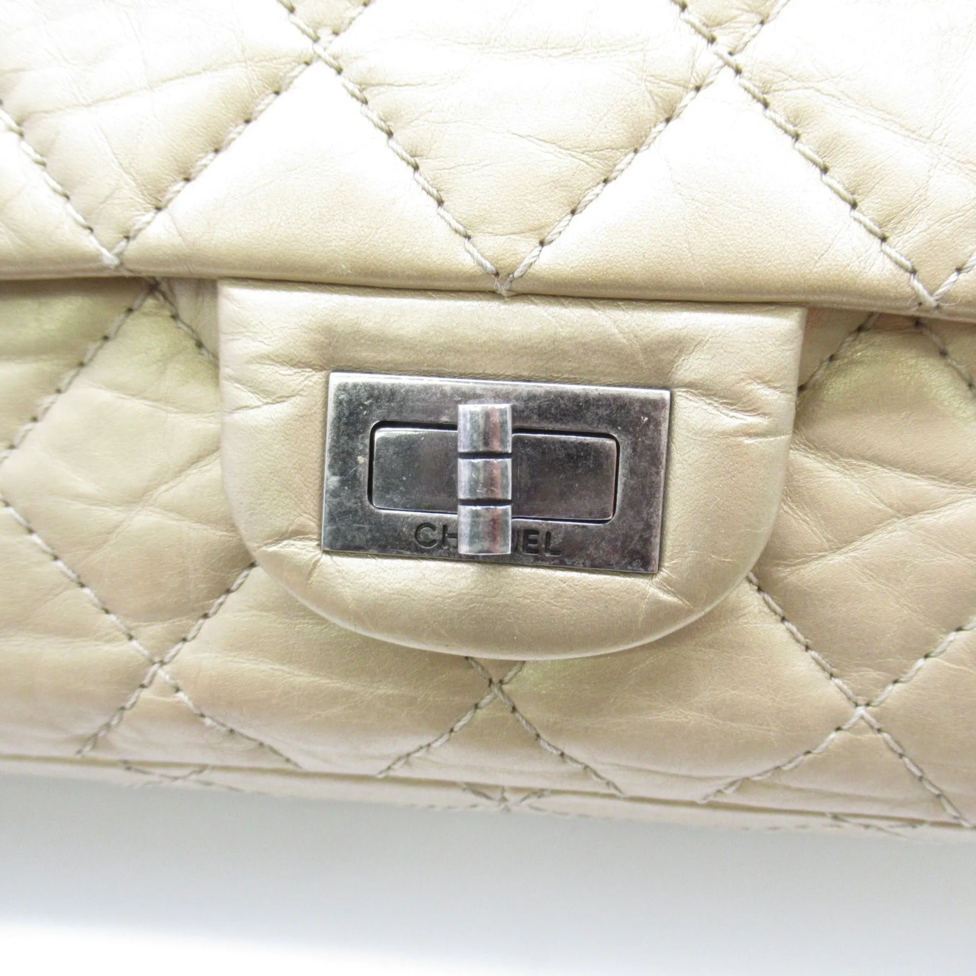 CHANEL 2.55ChainShoulder Bag Gold Calfskin [cowhide]
