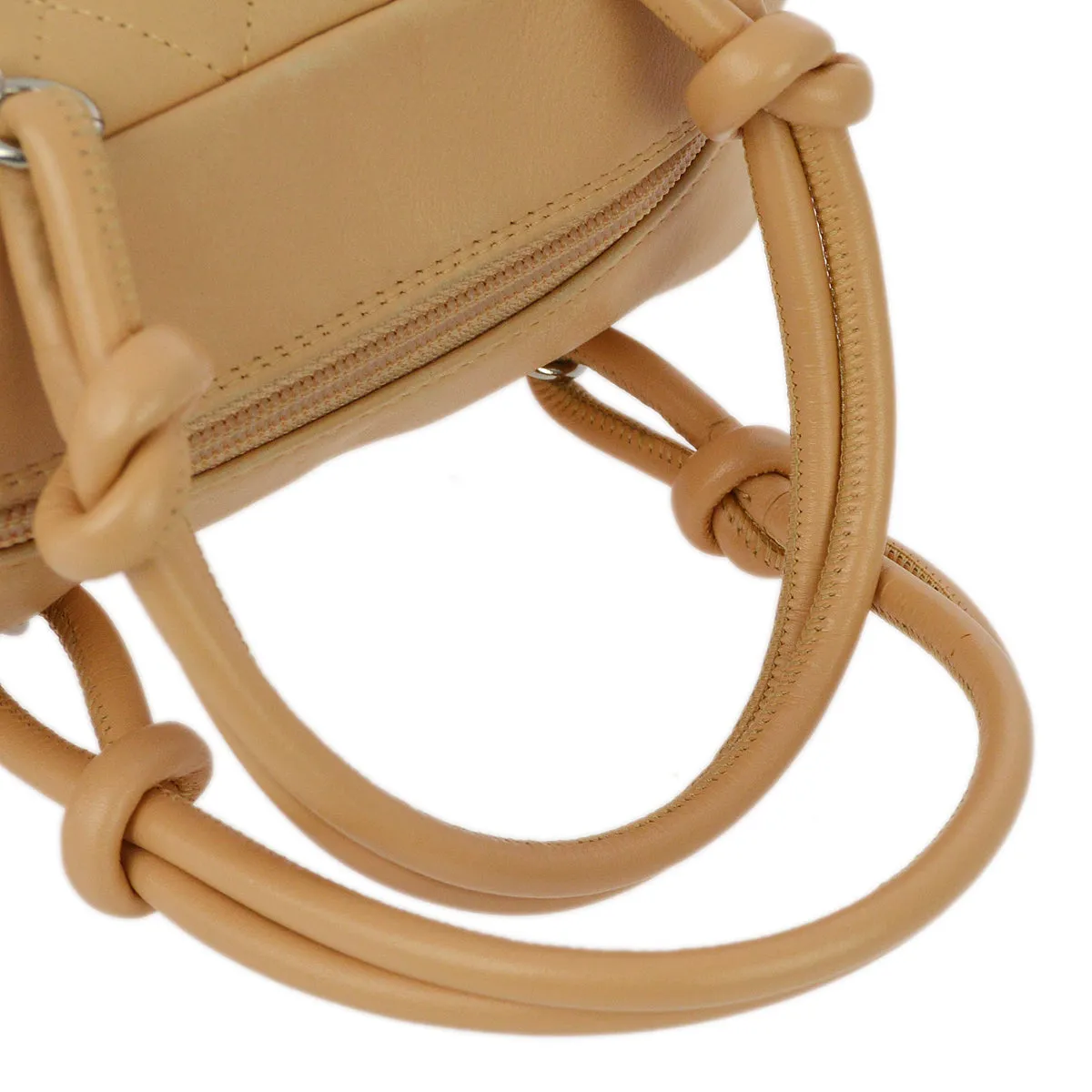 Chanel Beige Calfskin Cambon Ligne Handbag