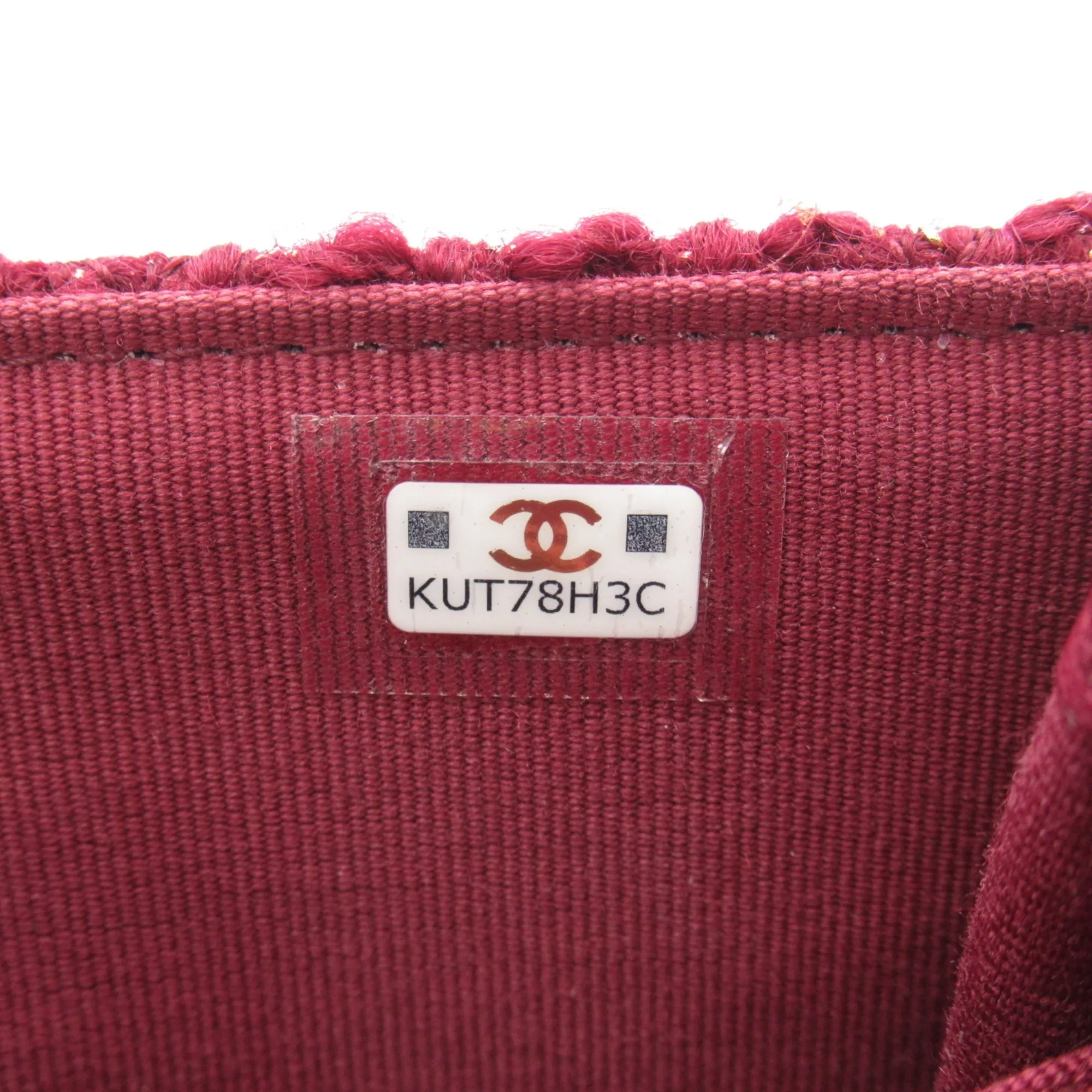CHANEL Chain pochette Red Lambskin (sheep leather)