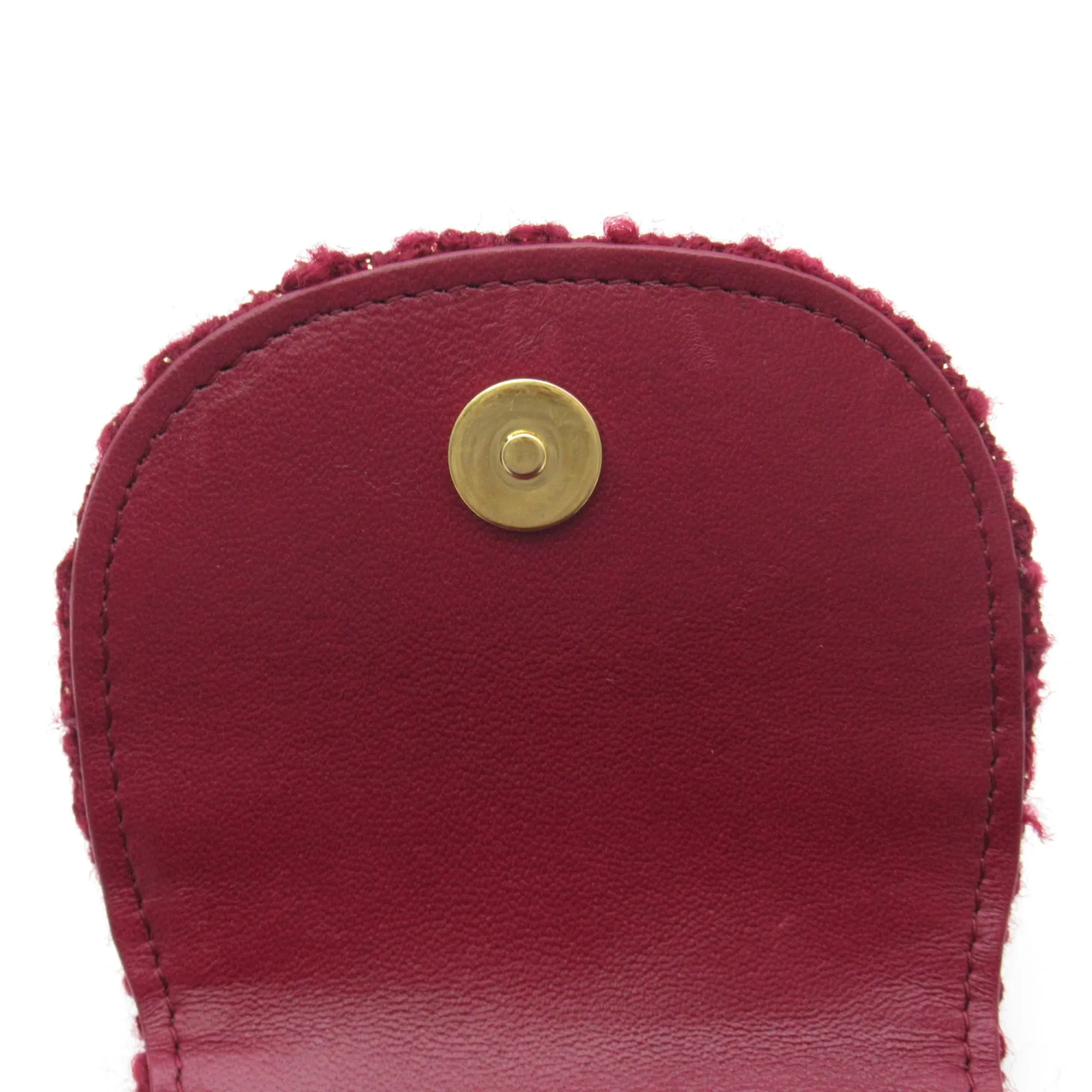 CHANEL Chain pochette Red Lambskin (sheep leather)