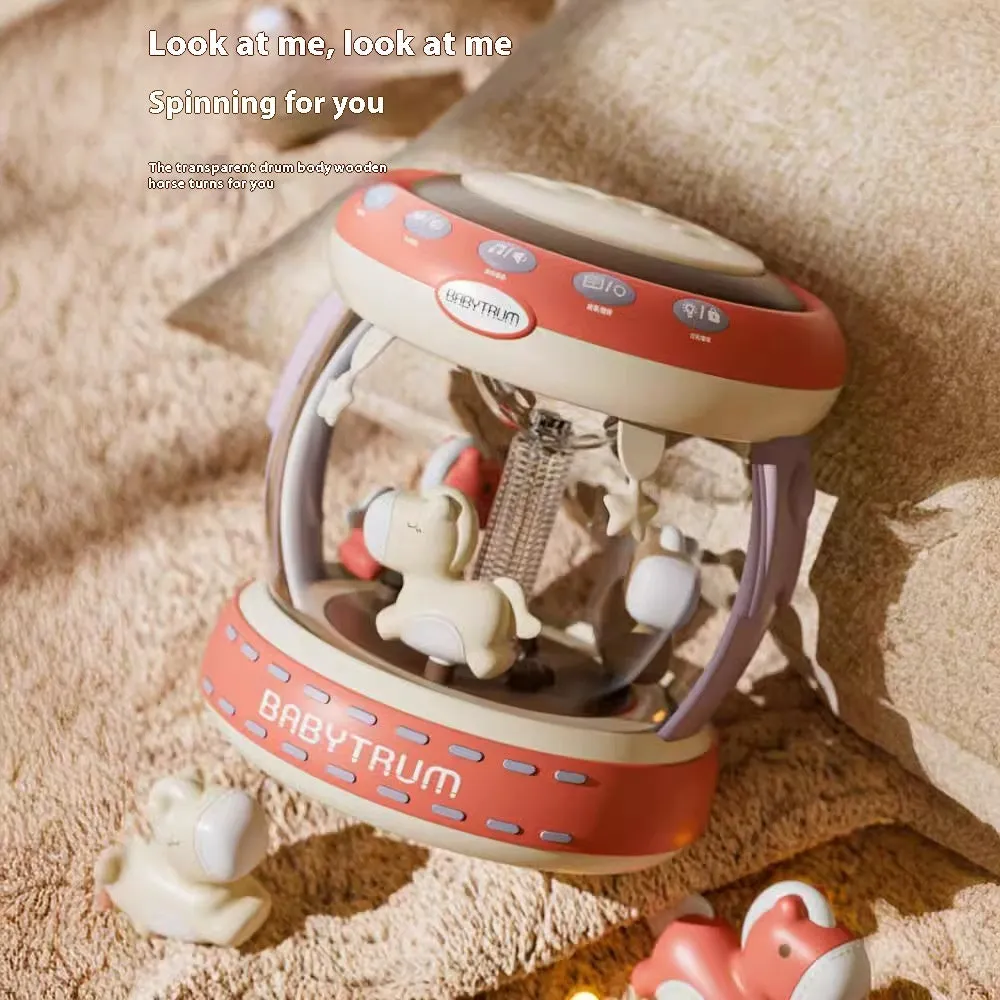 Children's Musical Hand Drum | Interactive Early Education Toy with Lights & Music