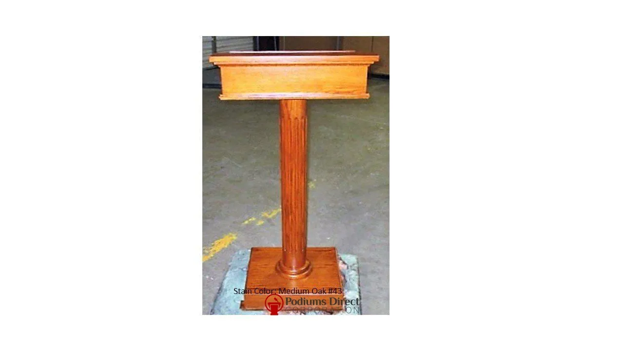 Church Wood Pulpit Custom No. 5SS Speaker Stand - FREE SHIPPING!