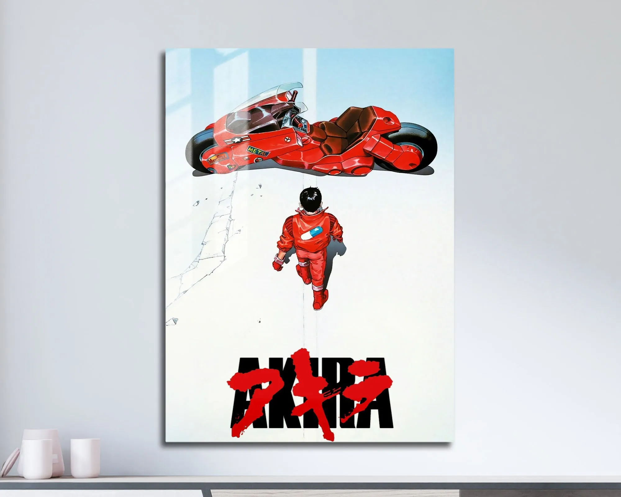 Classic Akira 1988 Movie Metal Poster