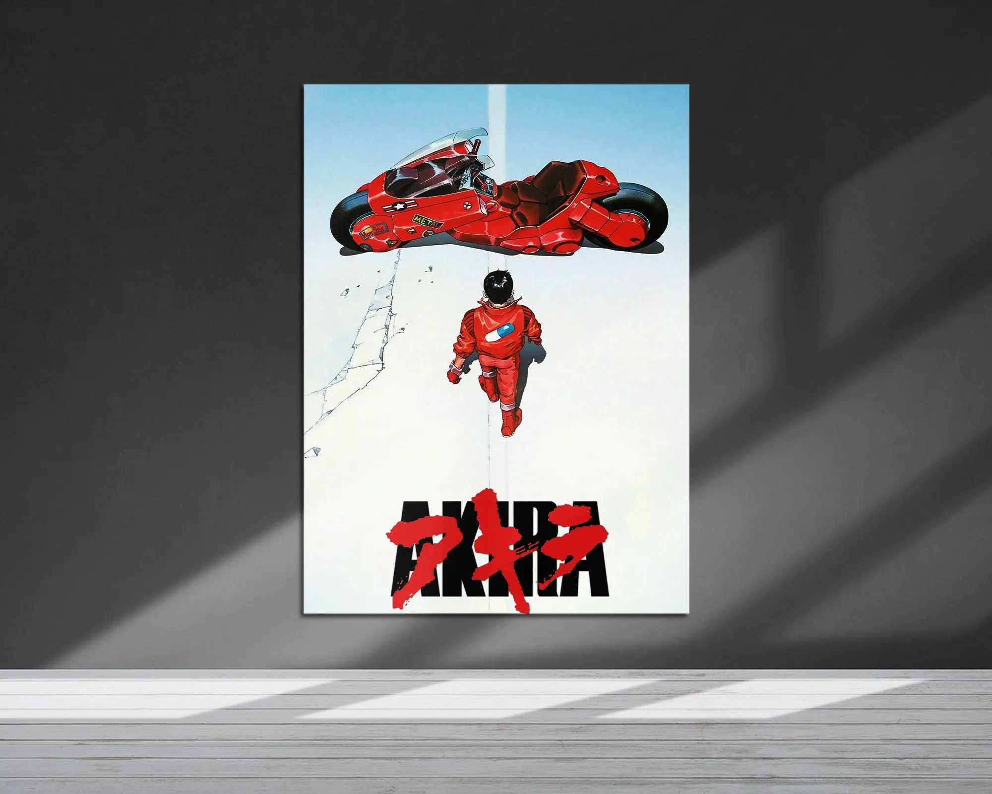 Classic Akira 1988 Movie Metal Poster