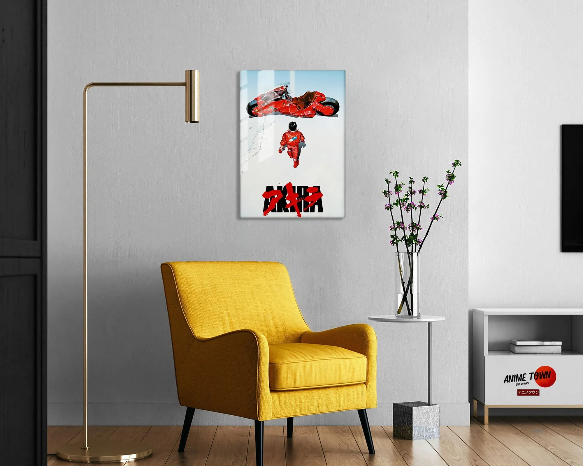 Classic Akira 1988 Movie Metal Poster