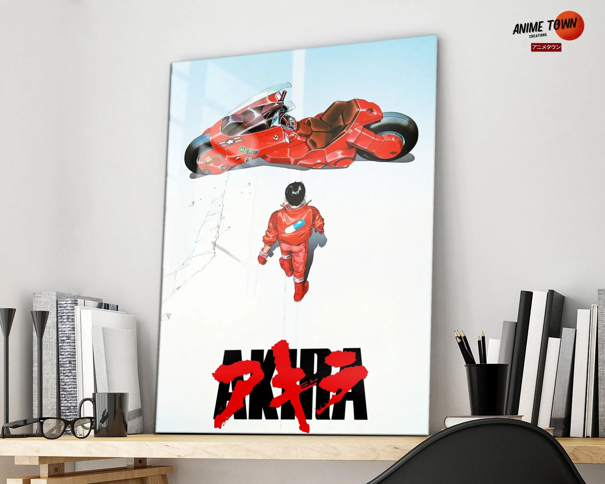 Classic Akira 1988 Movie Metal Poster