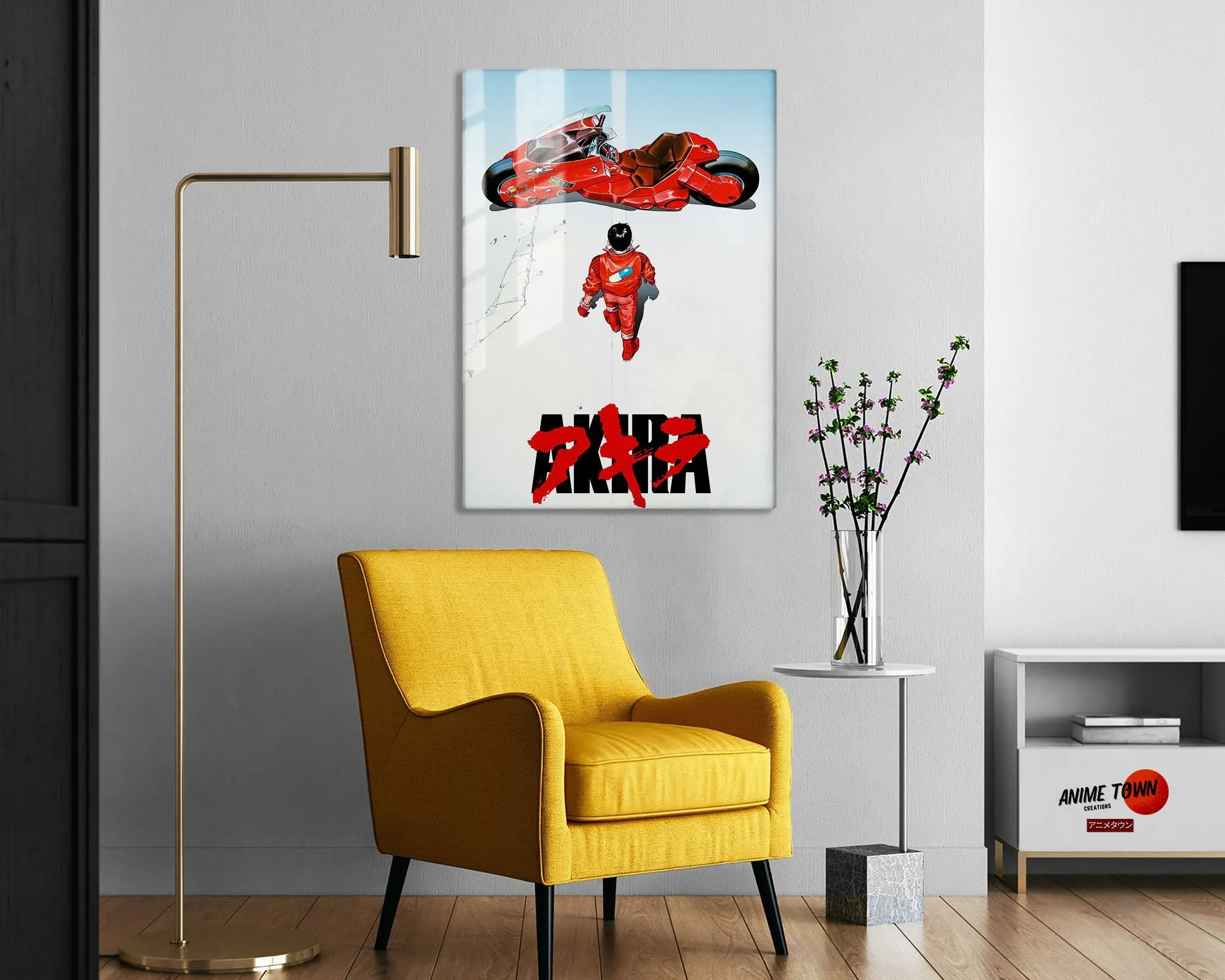 Classic Akira 1988 Movie Metal Poster