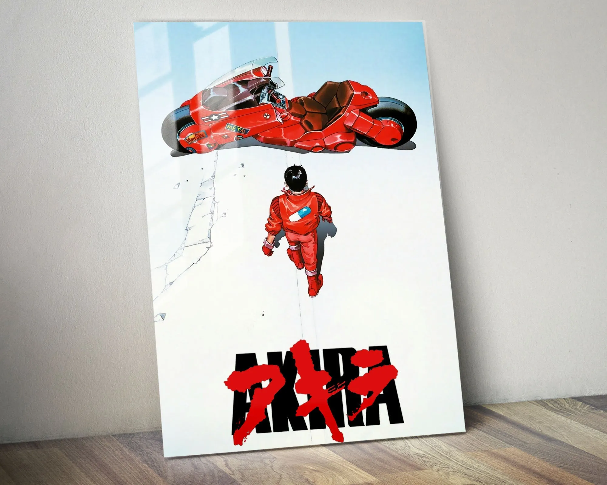 Classic Akira 1988 Movie Metal Poster