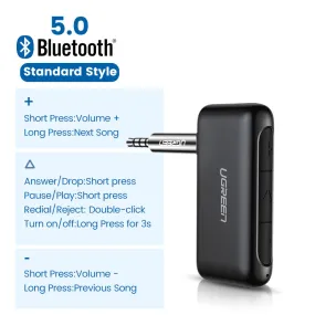 Color: Standard, Style: USB - Car aux bluetooth receiver