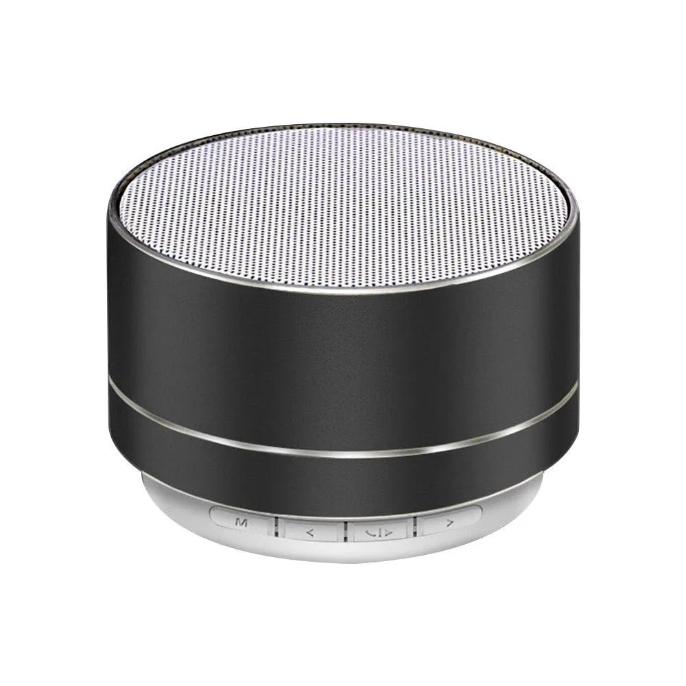 Compact Steel Gun Mini Bluetooth Speaker - Powerful Portable Subwoofer with Wireless Audio and Hands-Free Calling
