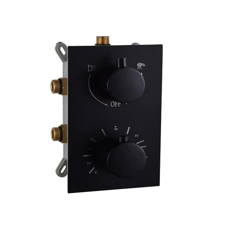 Concealed Thermostatic Shower Faucet Mixing Valve Wall Mount Valve