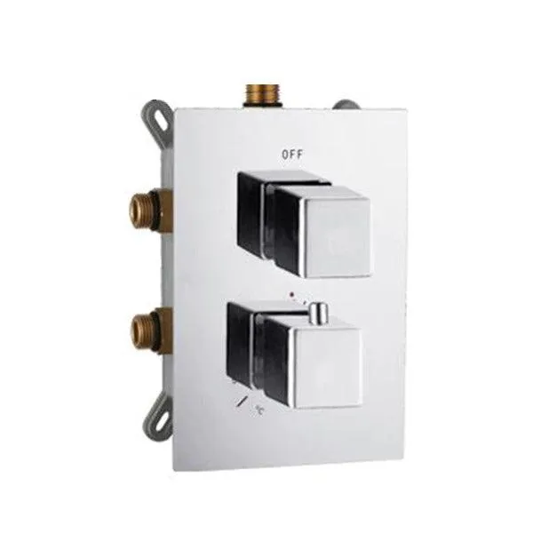 Concealed Thermostatic Shower Faucet Mixing Valve Wall Mount Valve