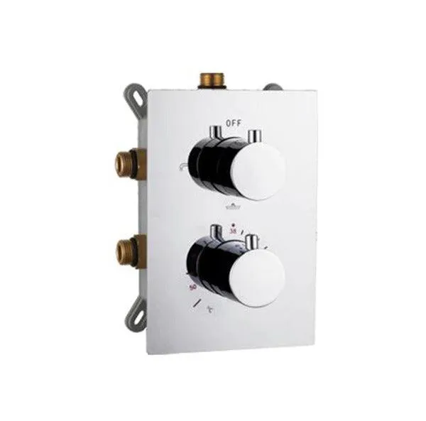 Concealed Thermostatic Shower Faucet Mixing Valve Wall Mount Valve