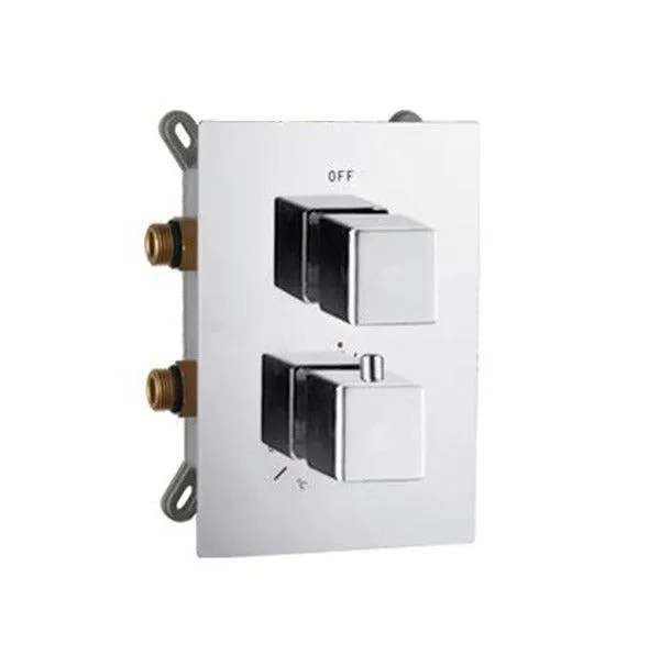 Concealed Thermostatic Shower Faucet Mixing Valve Wall Mount Valve