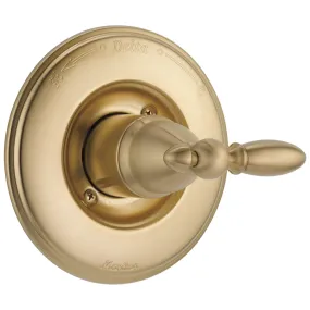 Delta Victorian Champagne Bronze Monitor 14 Traditional Shower Faucet Handle Control COMPLETE ITEM with Single Lever Handle and Valve without Stops D1606V
