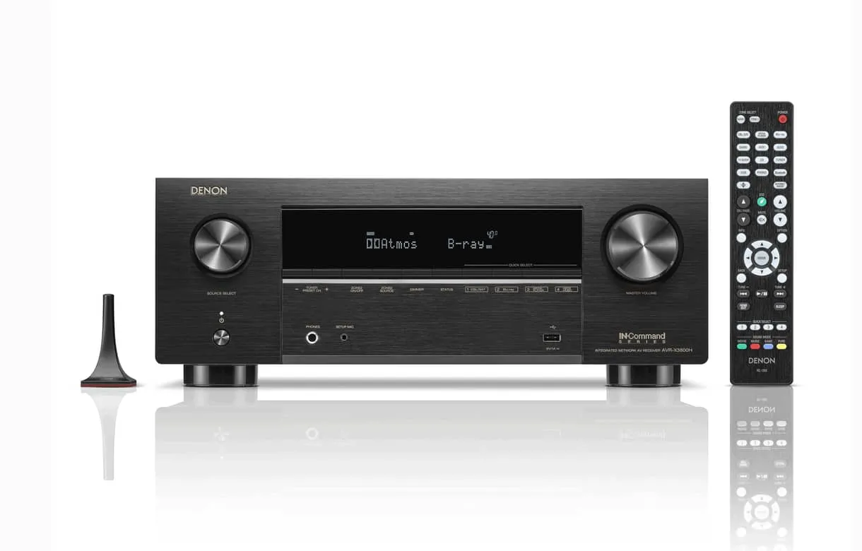 Denon AVC-x3800H 9.4-channel home theater receiver with Dolby Atmos