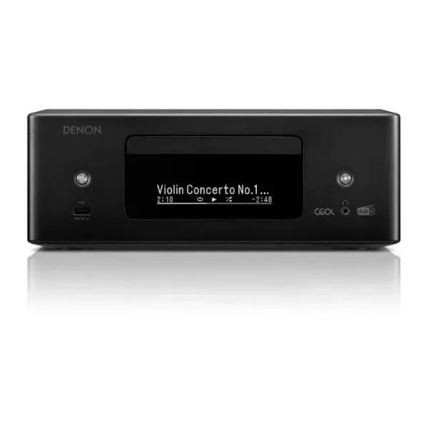 Denon CEOL RCD-N12 DAB  Hi-Fi System & Monitor Audio Bronze 50 Speakers Pair Black