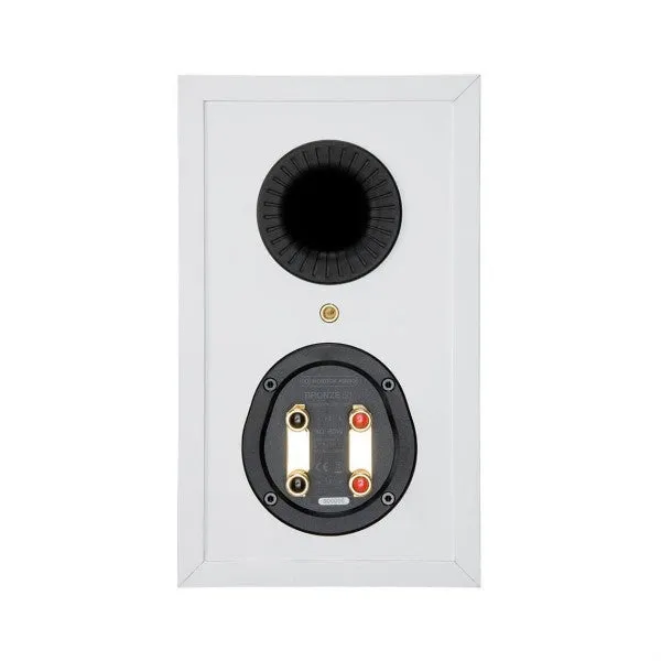 Denon CEOL RCD-N12 DAB  Hi-Fi System & Monitor Audio Bronze 50 Speakers Pair White