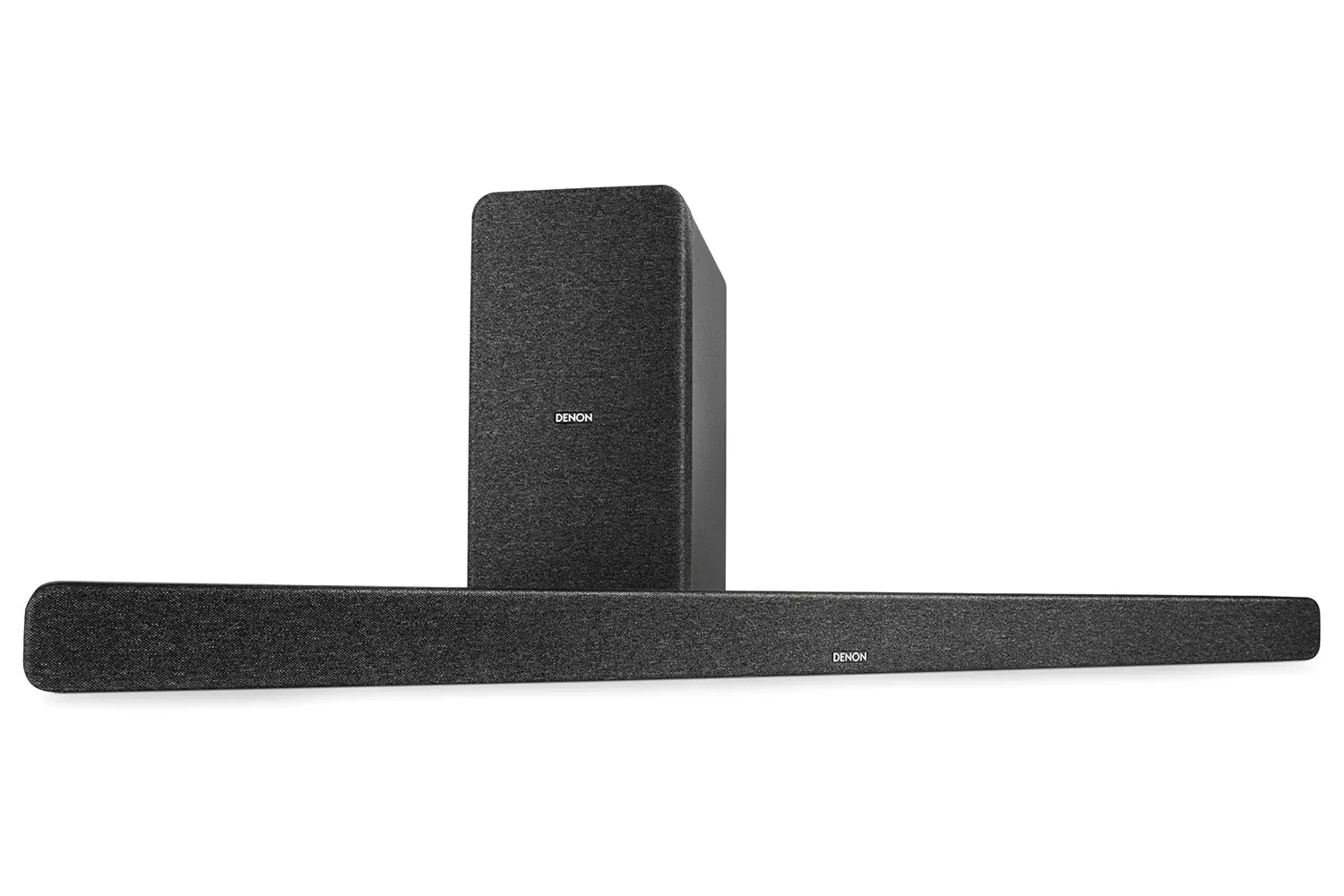 Denon DHT-S517 Large Sound Bar with Wireless Subwoofer | Black