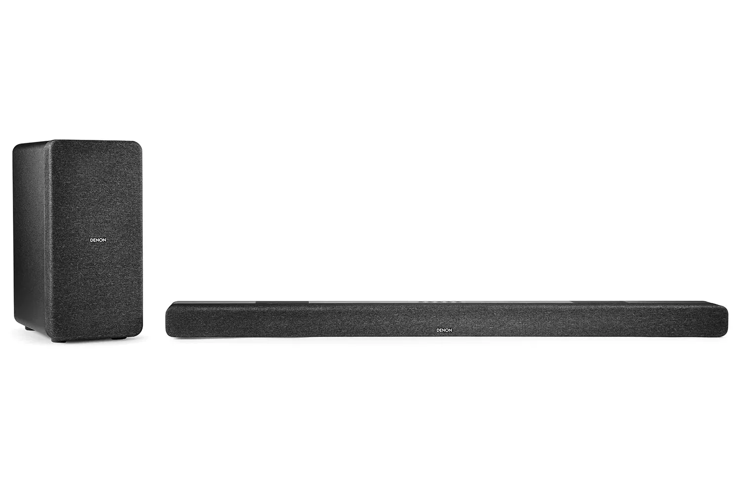 Denon DHT-S517 Large Sound Bar with Wireless Subwoofer | Black