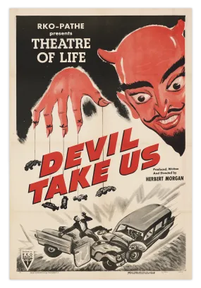 Devil Take Us, Vintage film poster, 1952
