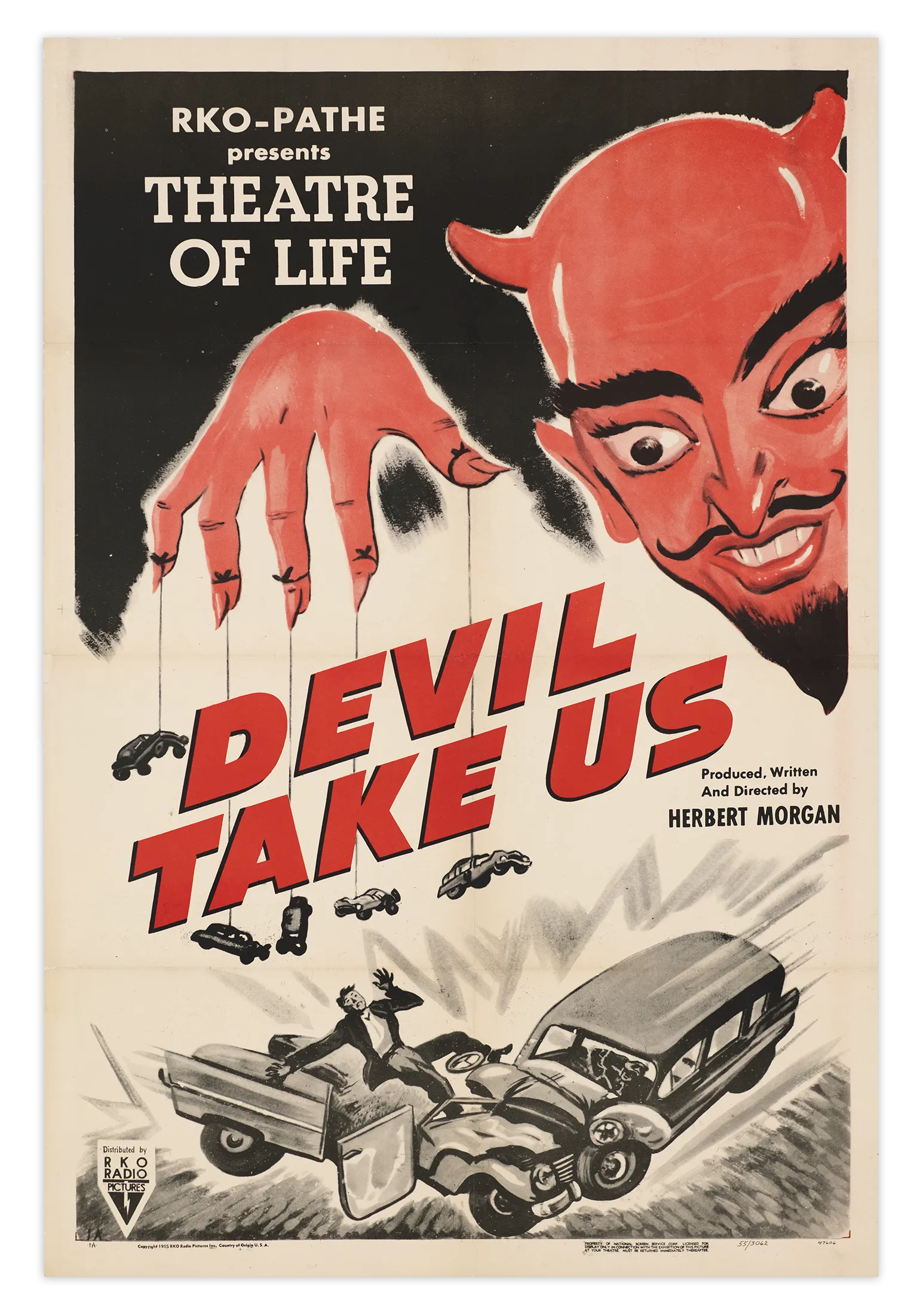 Devil Take Us, Vintage film poster, 1952