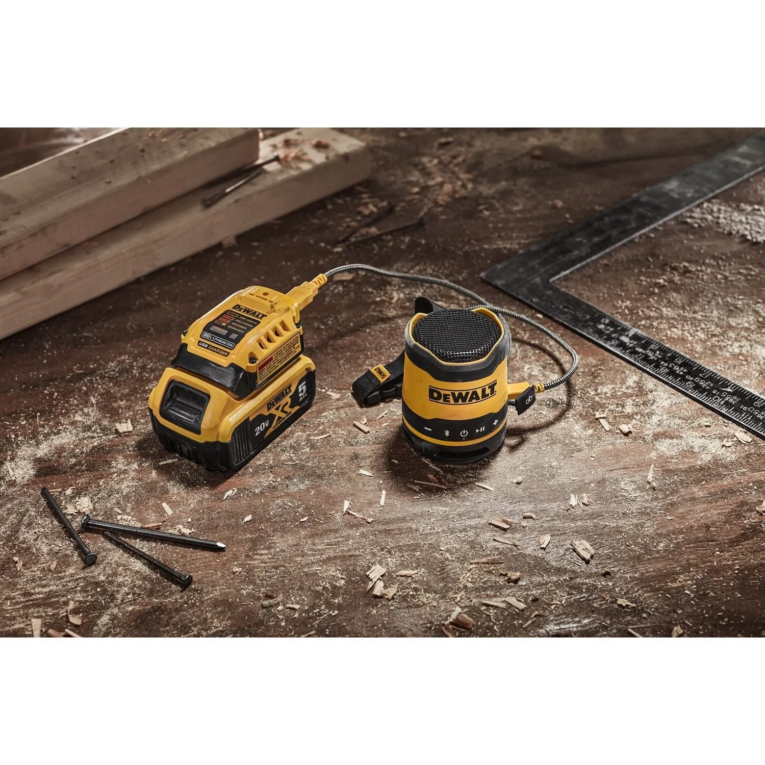 DEWALT DCR008 Rechargeable Mini Bluetooth® Speaker