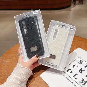 Diamond Studded Pattern Glittery Phone Case - Samsung Z Fold 4